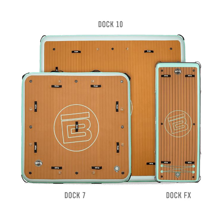 Bote Dock FX Inflatable 8' x 3' Platform with Hand Pump - Image 5